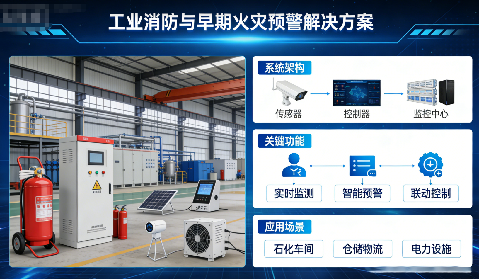 工业消防与早期火灾预警解决方案